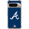 MLB Atlanta Braves - Solid Distressed Pixel 9/9 Pro Clear Case